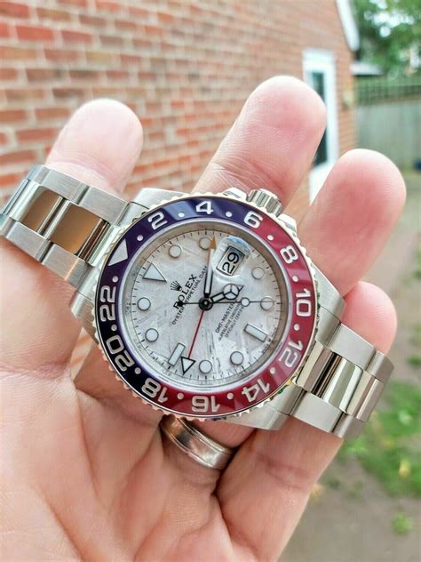 meteor dial rolex|Rolex gmt meteorite retail price.